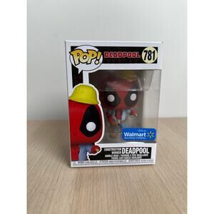 Funko Pop 781 Construction Worker Deadpool - Walmart exclusive - NEW